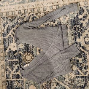 Womens sweater crop top